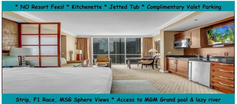Signature Mgm Suite With Strip And Sphere View Las Vegas Eksteriør billede
